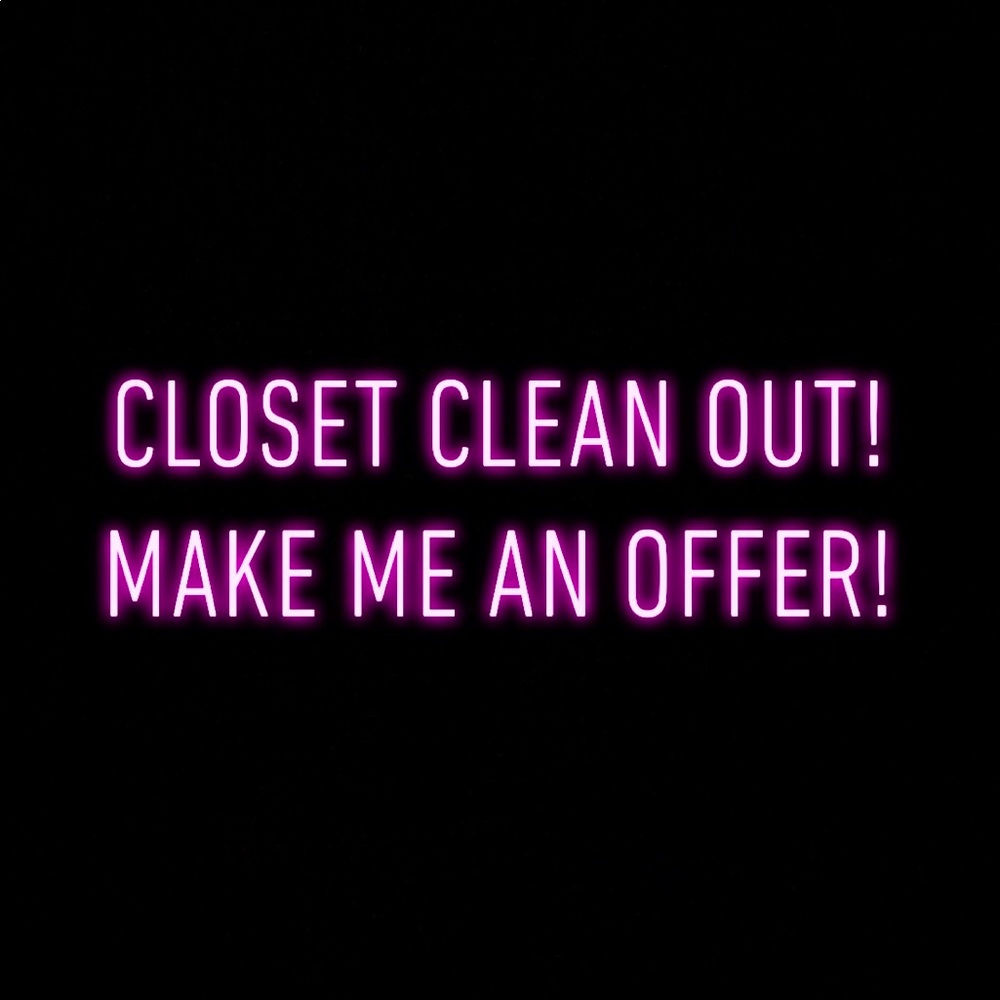 MAKE ME AN OFFER! CLOSET CLEAN OUT!